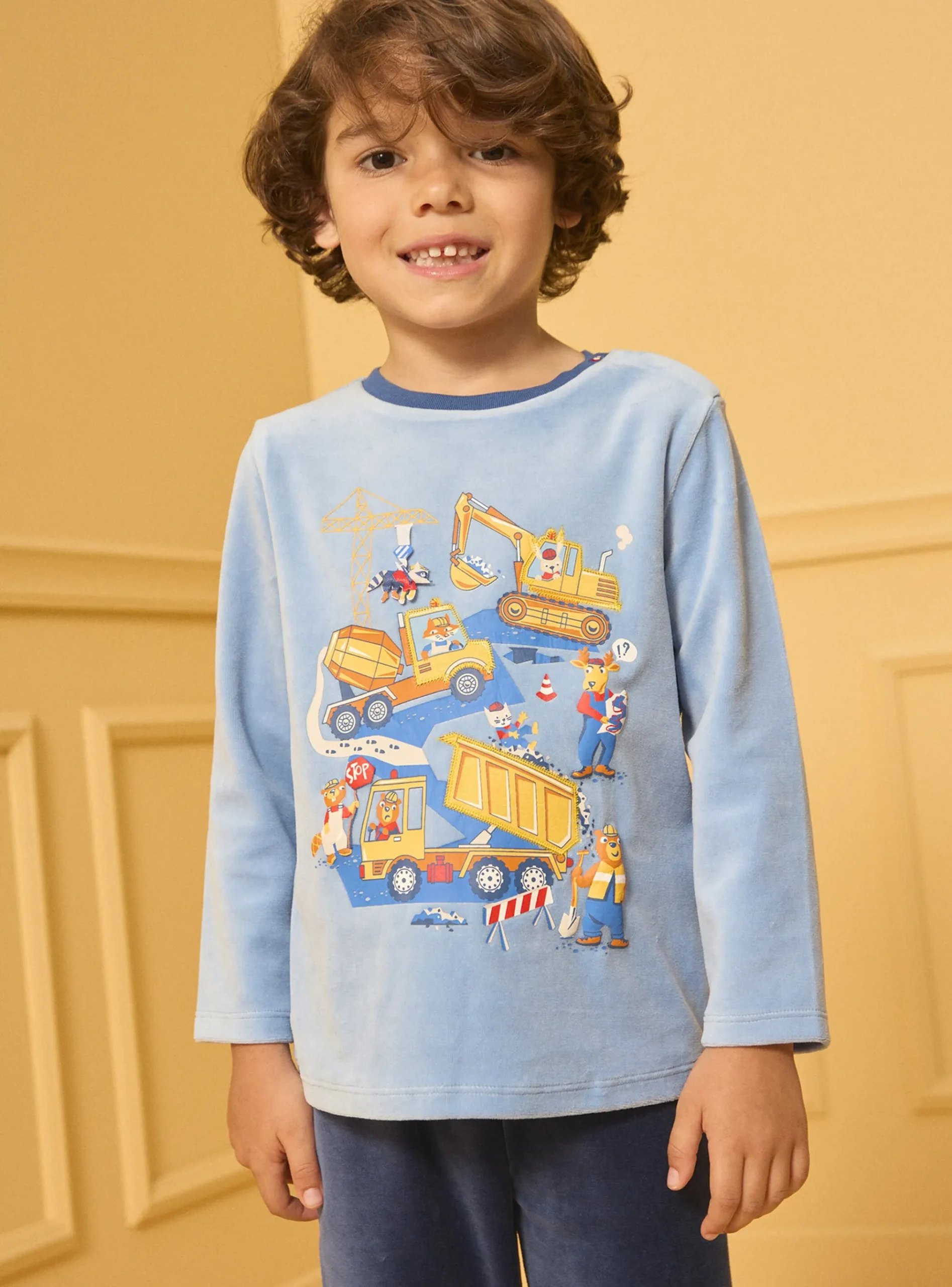 Sergent Major Pyjama-Pyjama velours Construction
