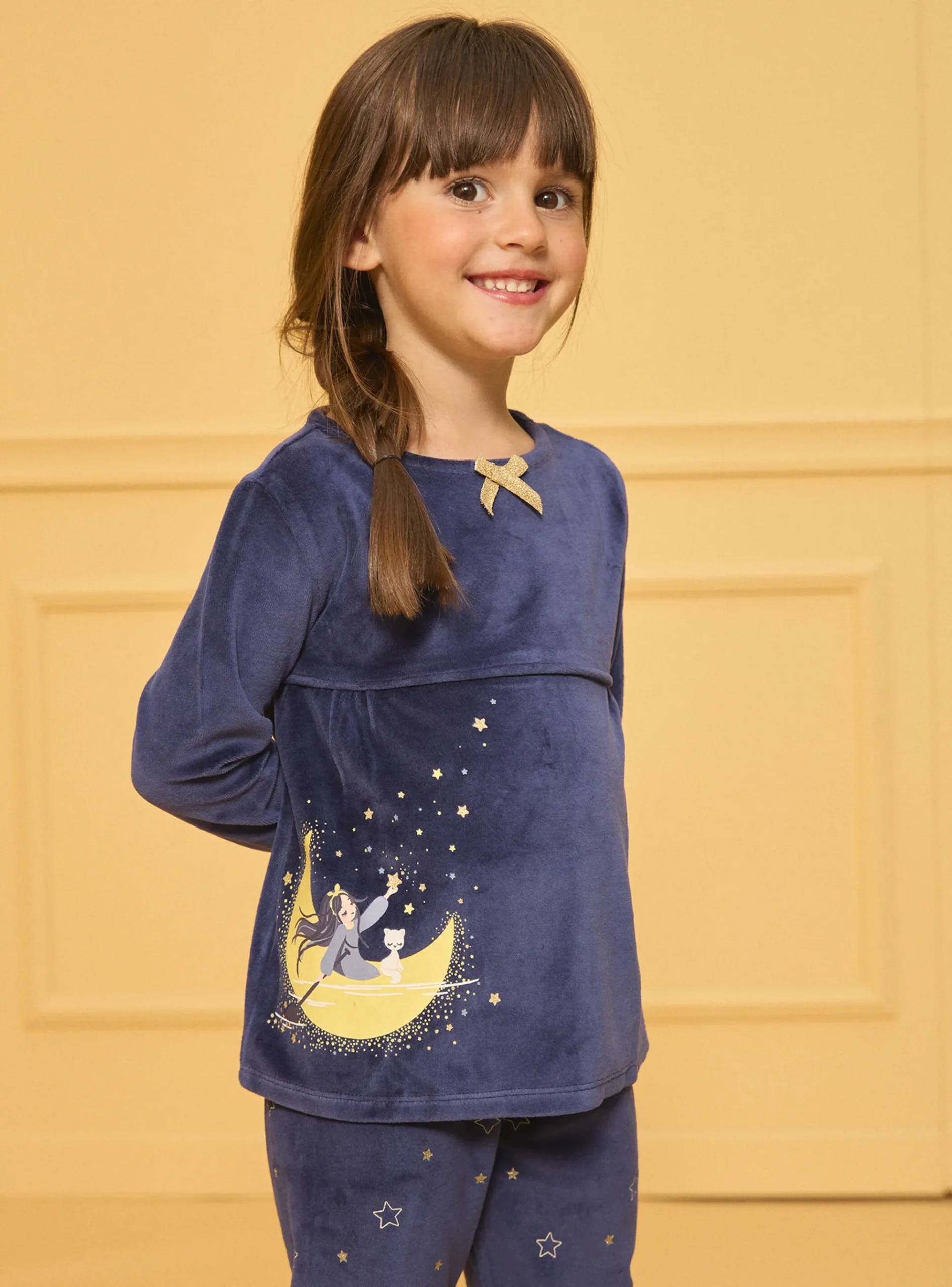 Sergent Major Pyjama-Pyjama Velours Lune