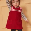 Sergent Major Robe-Robe &agrave; col marin
