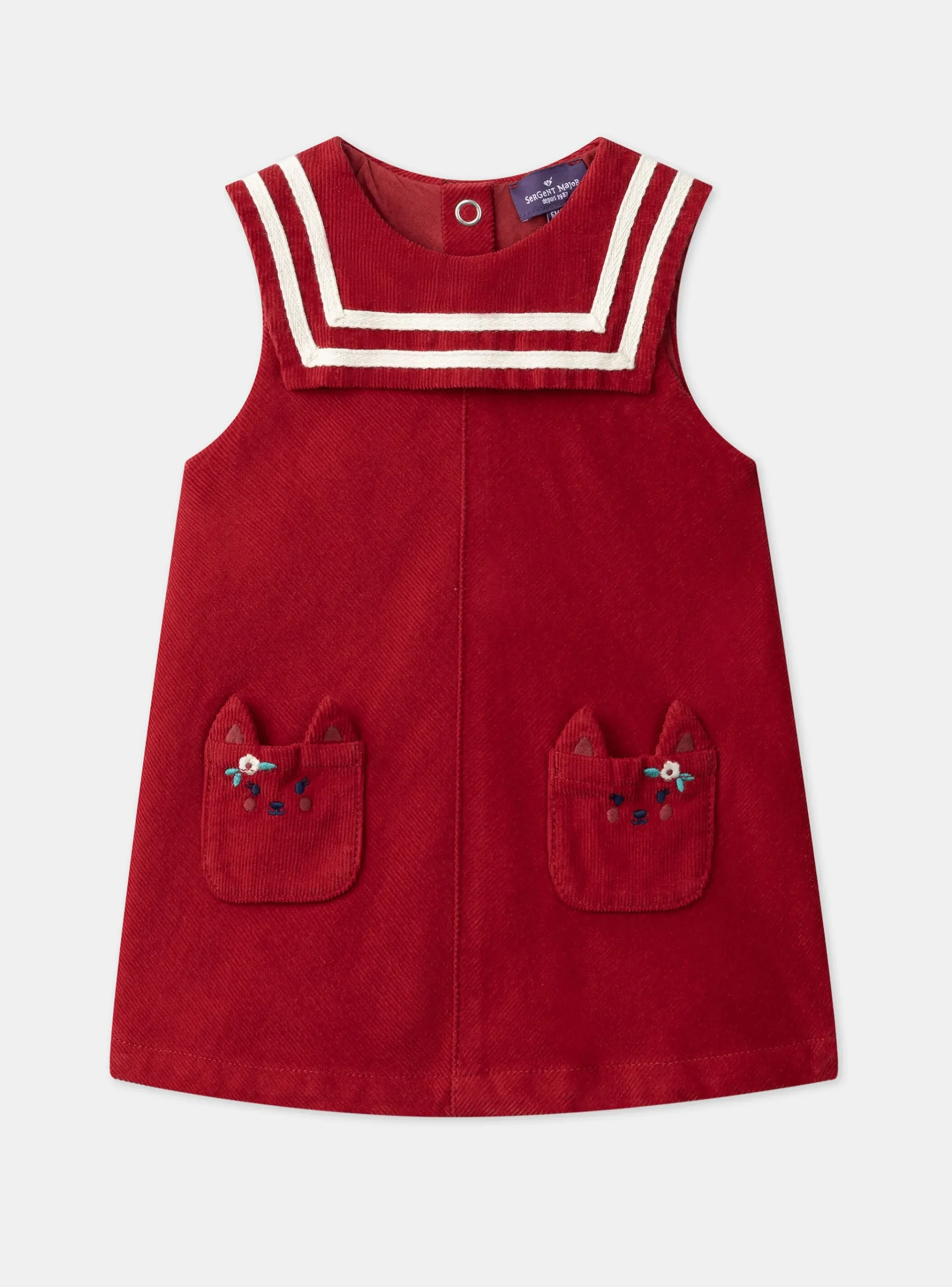 Sergent Major Robe-Robe à col marin