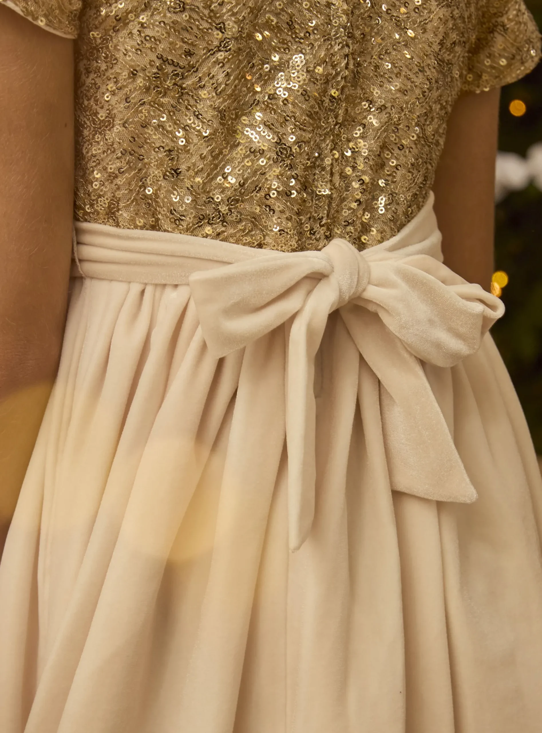 Sergent Major Robe & Combinaison-Robe à sequins dorés