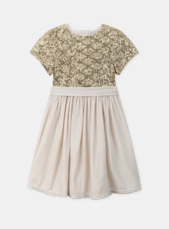 Sergent Major Robe & Combinaison-Robe à sequins dorés