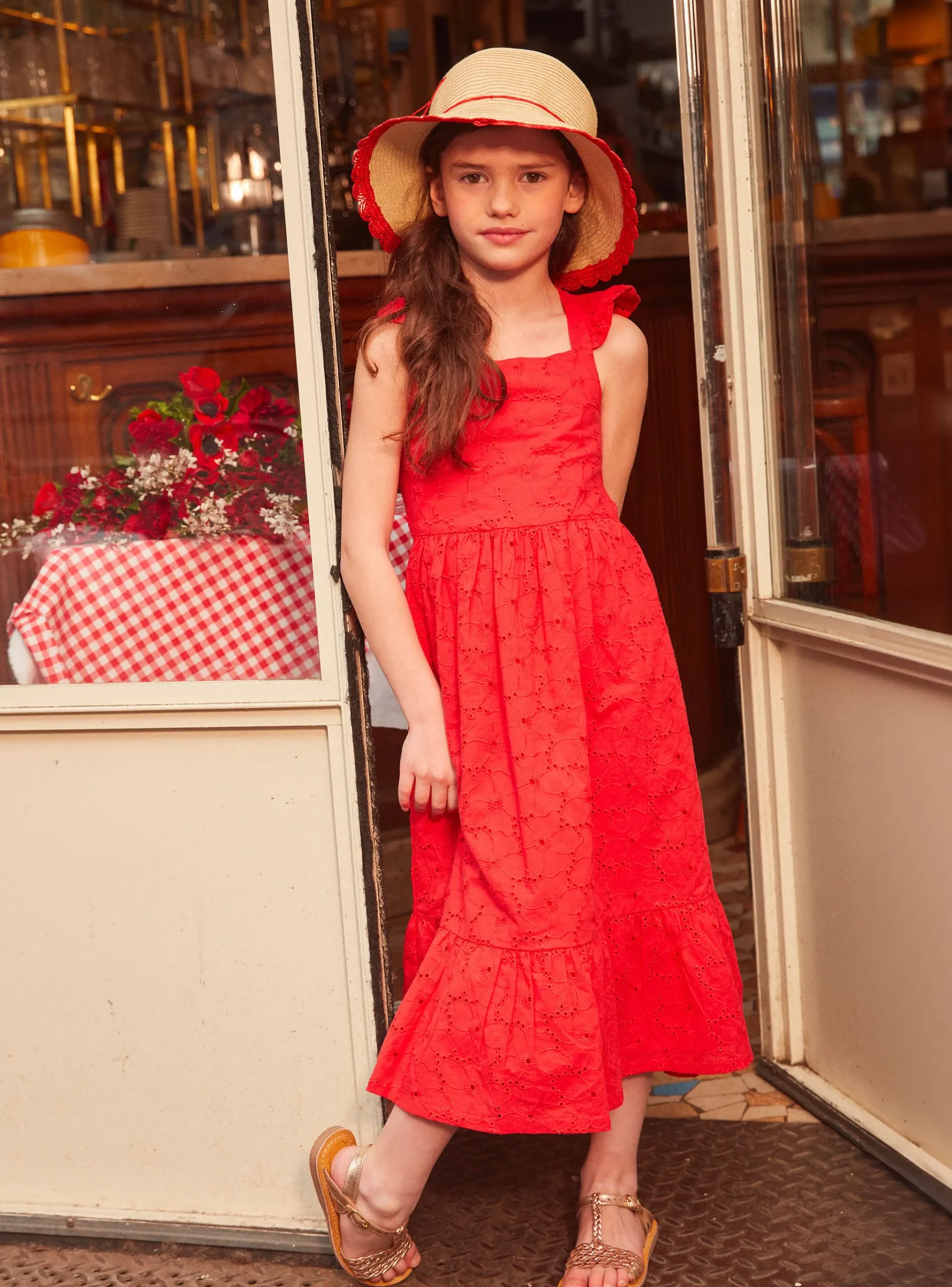 Sergent Major Robe & Combinaison-Robe Bain de Soleil Rouge