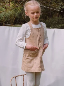 Sergent Major Robe & Combinaison-Robe beige à imprimé fleuri pailleté