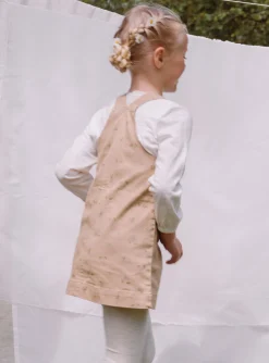Sergent Major Robe & Combinaison-Robe beige &agrave; imprim&eacute; fleuri paillet&eacute;