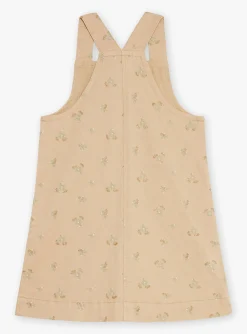 Sergent Major Robe & Combinaison-Robe beige &agrave; imprim&eacute; fleuri paillet&eacute;