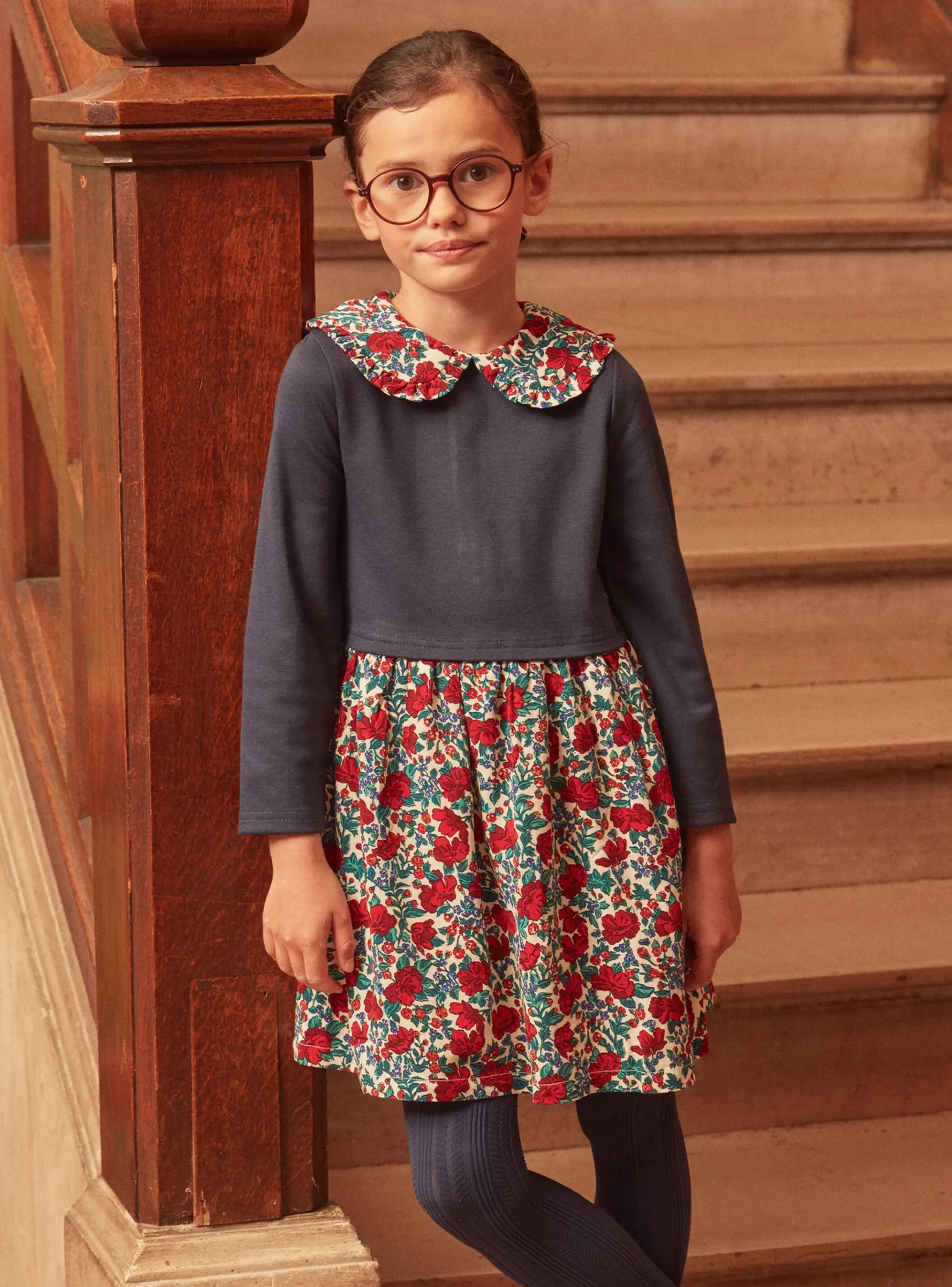 Sergent Major Robe & Combinaison-Robe bi-matière à motifs