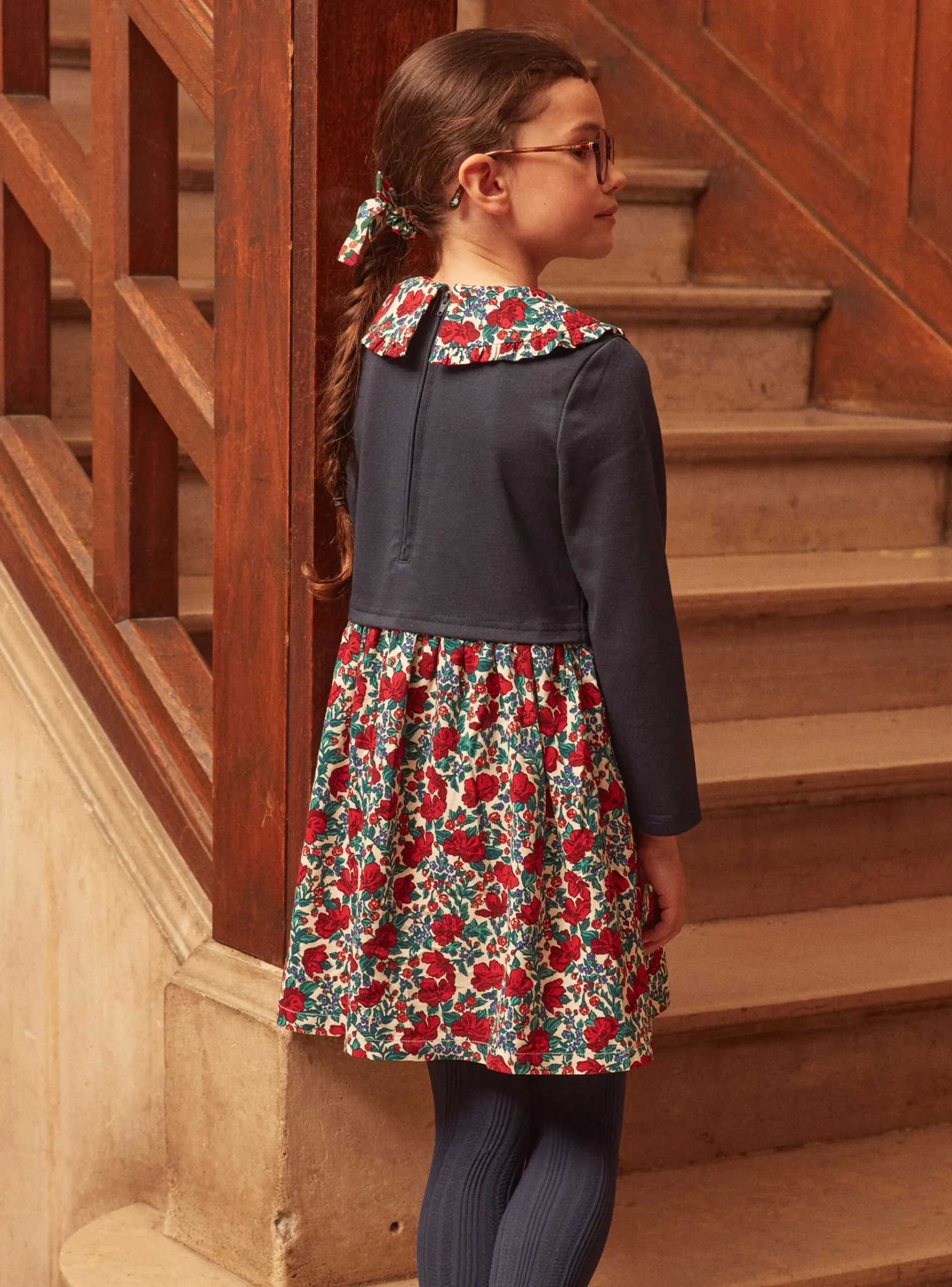 Sergent Major Robe & Combinaison-Robe bi-matière à motifs