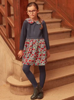 Sergent Major Robe & Combinaison-Robe bi-matière à motifs