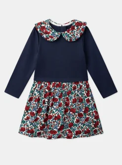 Sergent Major Robe & Combinaison-Robe bi-matière à motifs