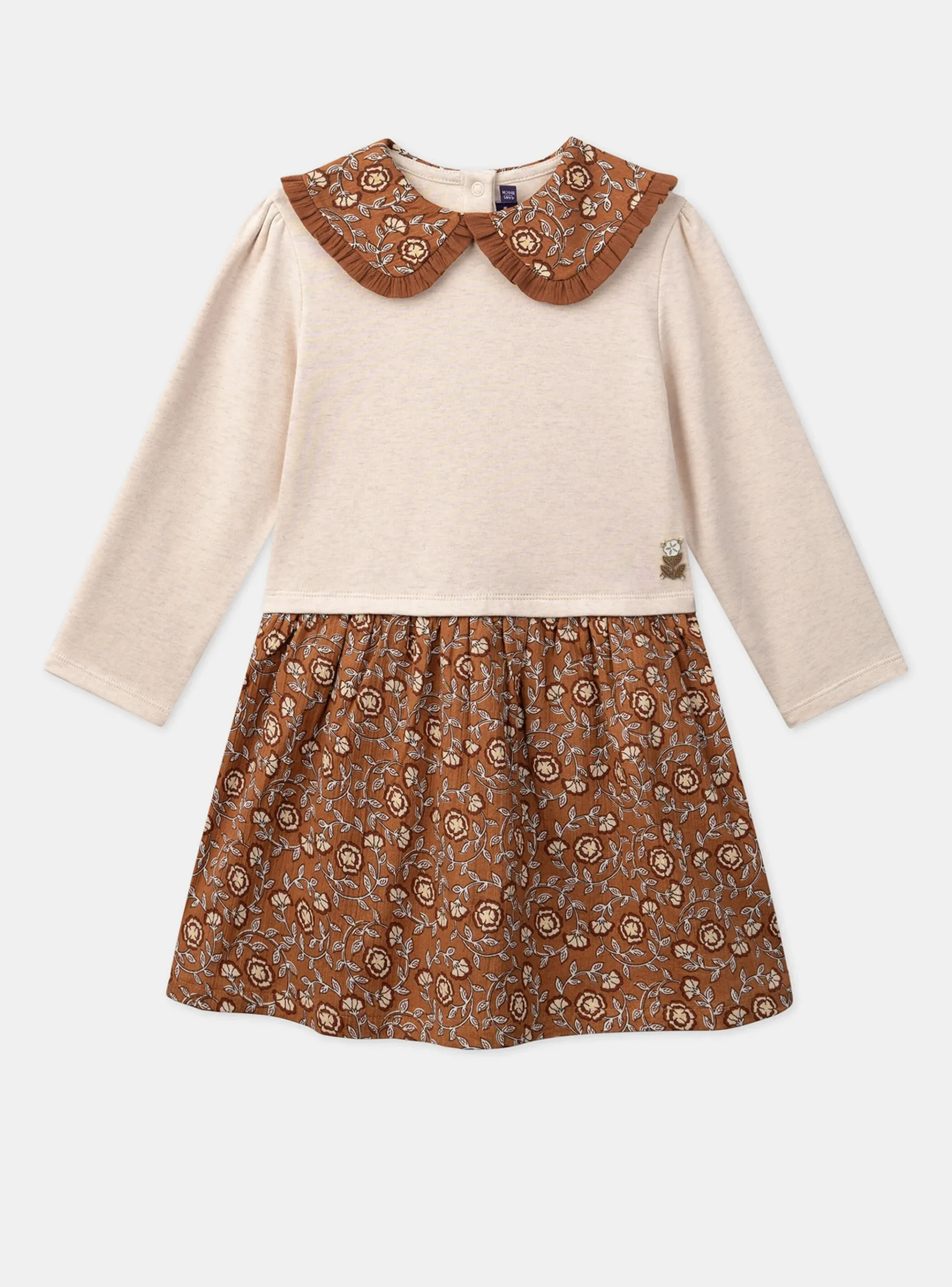 Sergent Major Robe & Combinaison-Robe bi-matière à motifs