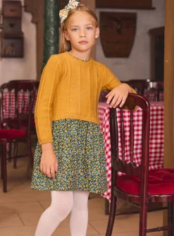Sergent Major Robe & Combinaison-Robe bi-matière fleurie
