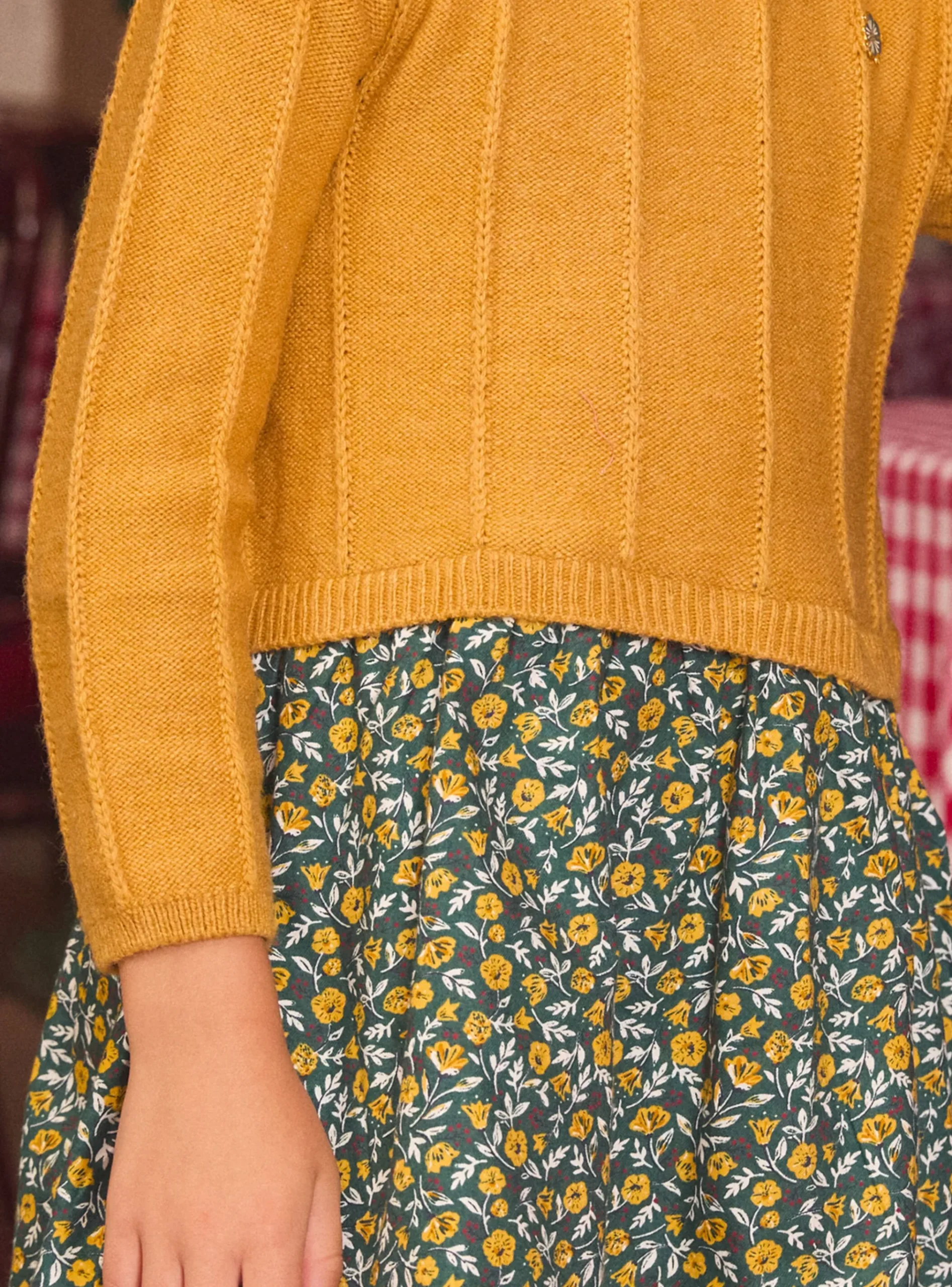 Sergent Major Robe & Combinaison-Robe bi-matière fleurie