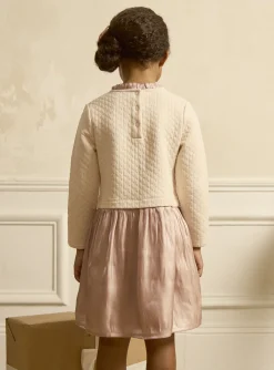 Sergent Major Robe & Combinaison-Robe bi-mati&egrave;re rose