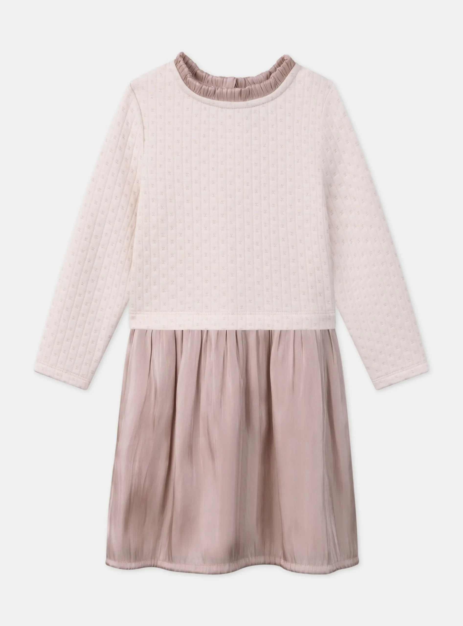 Sergent Major Robe & Combinaison-Robe bi-matière rose