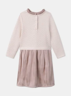 Sergent Major Robe & Combinaison-Robe bi-matière rose