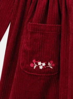Sergent Major Robe & Combinaison-Robe  brod&eacute;e en velours c&ocirc;tel&eacute;