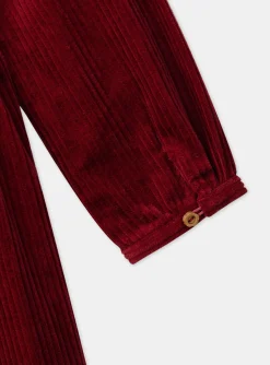 Sergent Major Robe & Combinaison-Robe  brod&eacute;e en velours c&ocirc;tel&eacute;