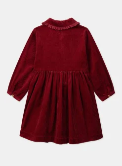 Sergent Major Robe & Combinaison-Robe  brod&eacute;e en velours c&ocirc;tel&eacute;