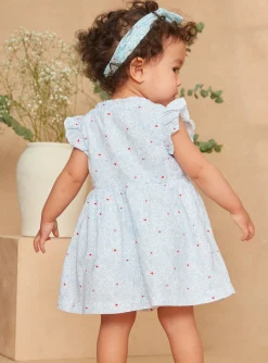Sergent Major Robe-Robe cache coeur imprimée