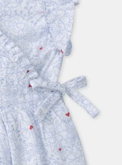 Sergent Major Robe-Robe cache coeur imprimée