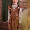 Sergent Major Robe & Combinaison-Robe chasuble marron en velours