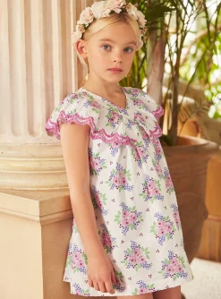Sergent Major Robe & Combinaison-Robe écrue avec roses