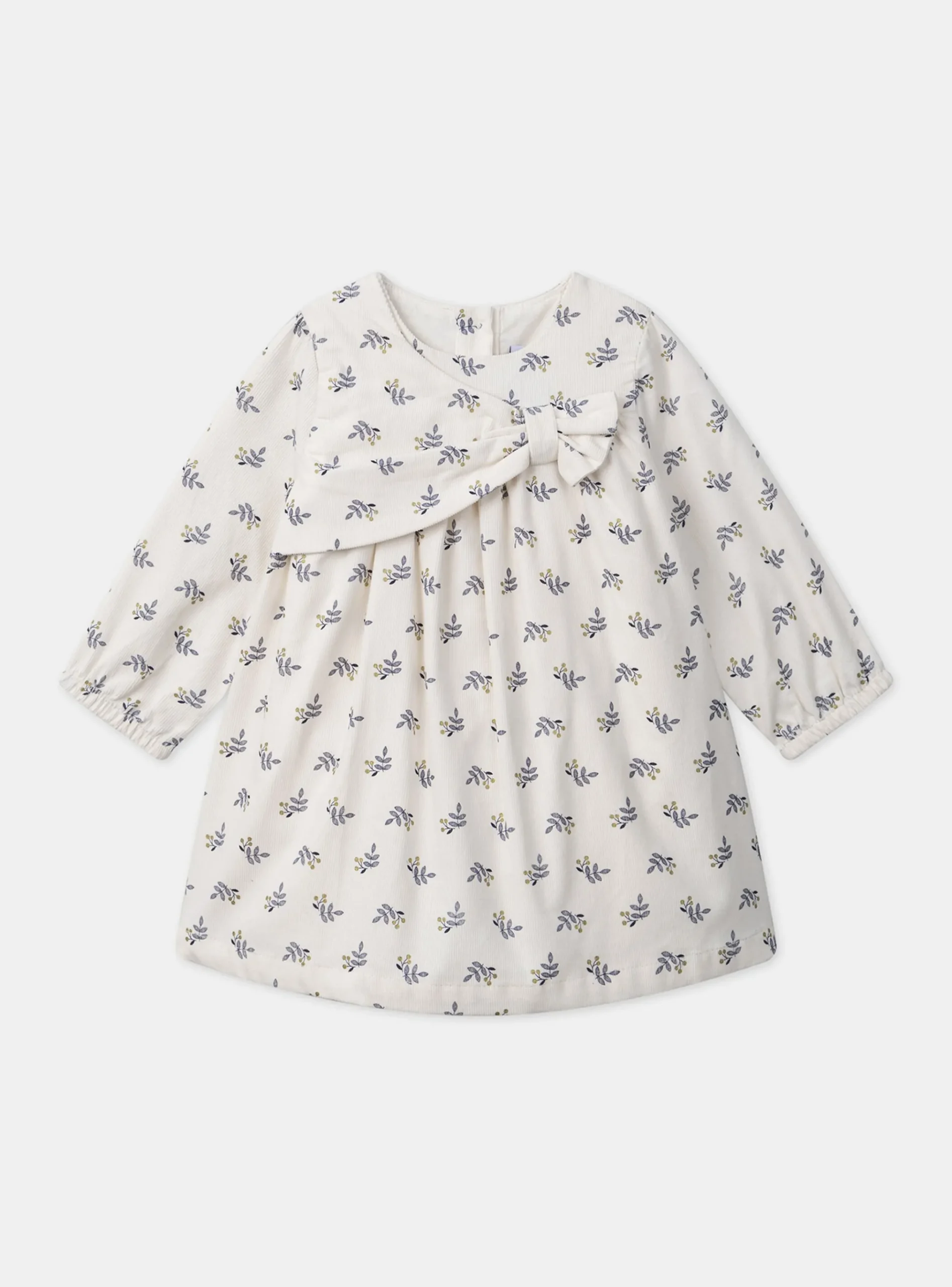 Sergent Major Robe-Robe en velours côtelé imprimé