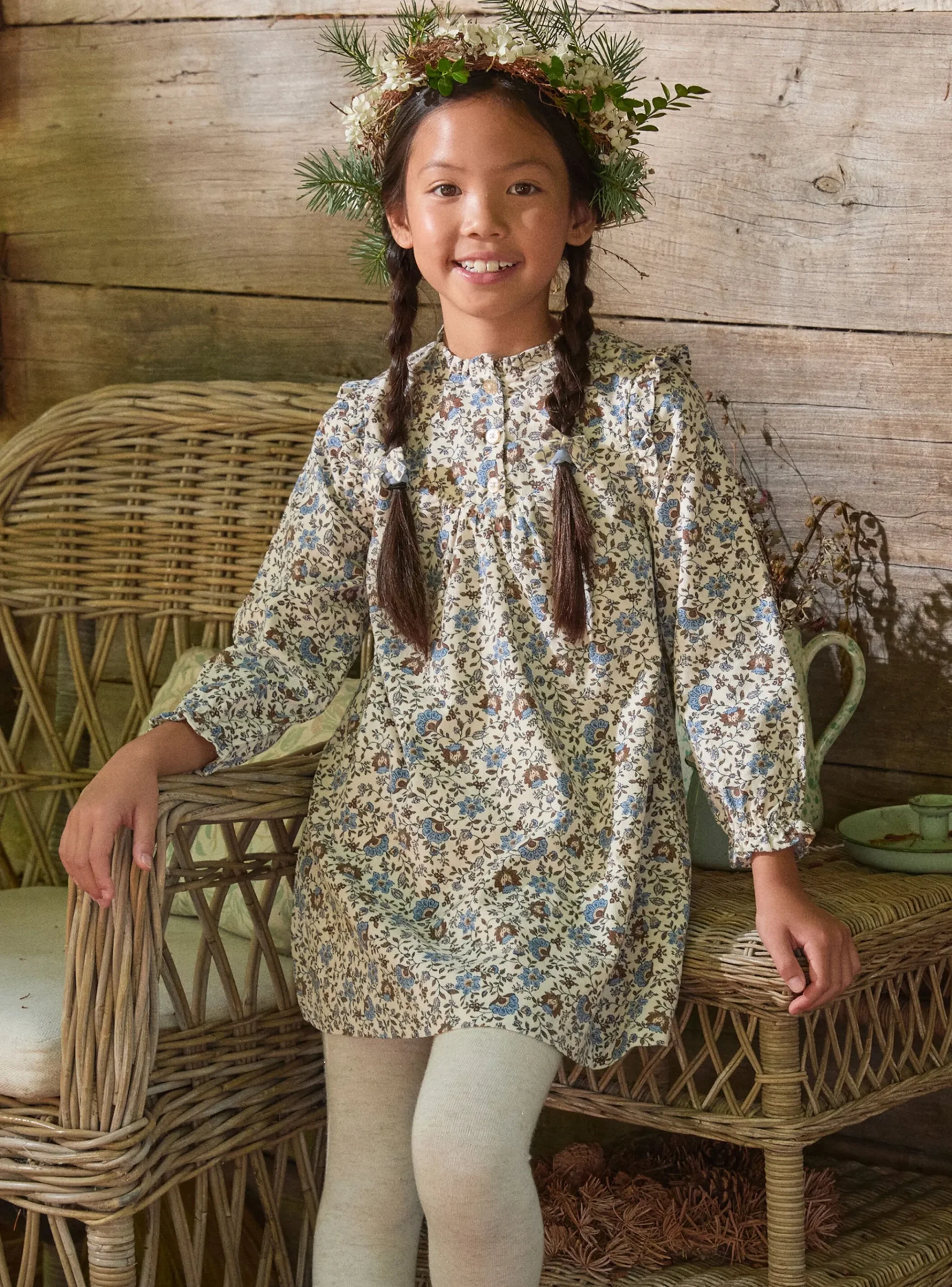 Sergent Major Robe & Combinaison-Robe fleurie en velours