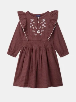 Sergent Major Robe & Combinaison-Robe gaze de coton brodée