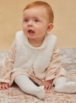 Sergent Major Tenues & Ensembles-Robe, gilet, collants &agrave; imprim&eacute; fleuri