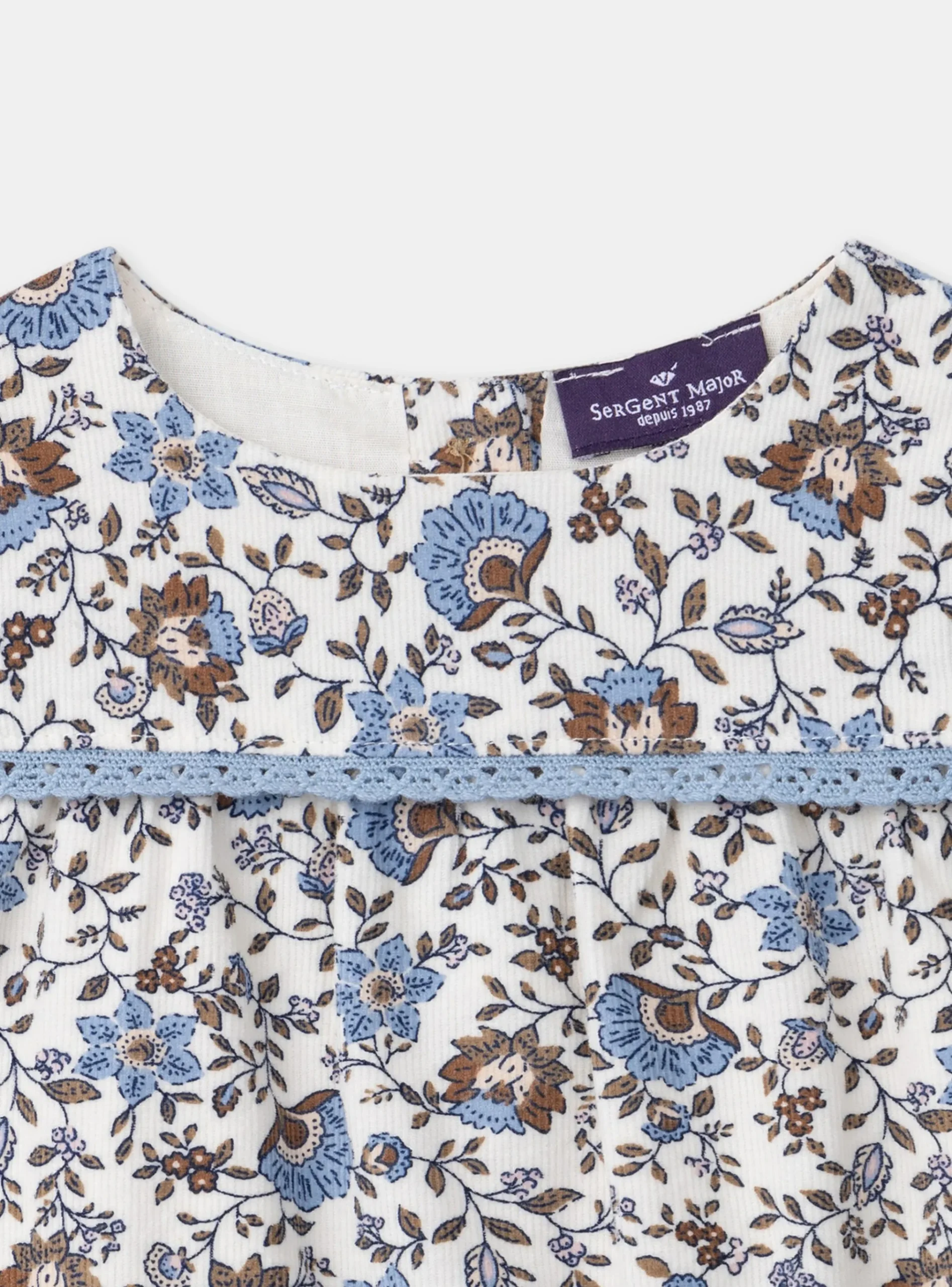Sergent Major Robe-Robe imprimée fleuri