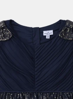 Sergent Major Robe & Combinaison-Robe marine à sequins dorés