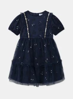 Sergent Major Robe & Combinaison-Robe marine en tulle