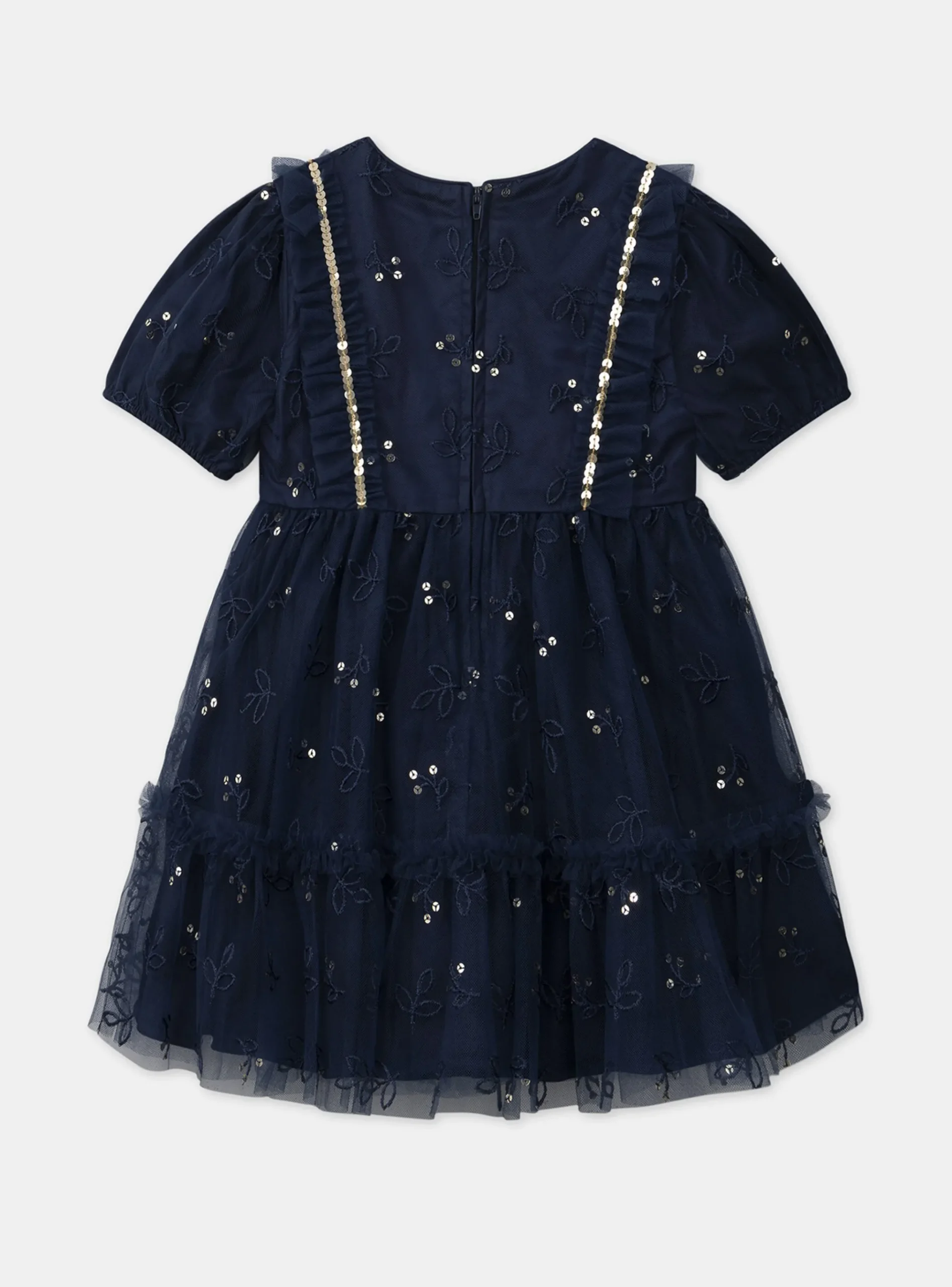 Sergent Major Robe & Combinaison-Robe marine en tulle