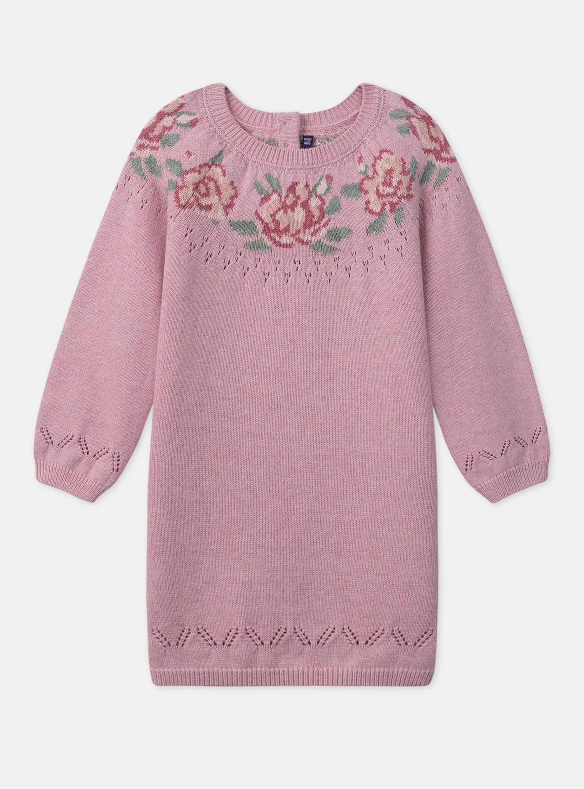 Sergent Major Robe & Combinaison-Robe pull rose