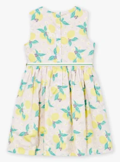 Sergent Major Robe & Combinaison-Robe r&eacute;versible jaune en satin de coton
