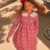Sergent Major Robe & Combinaison-Robe rose, rouge et lilas &agrave; imprim&eacute; fleuri