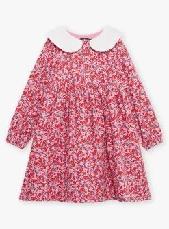 Sergent Major Robe & Combinaison-Robe rose, rouge et lilas &agrave; imprim&eacute; fleuri