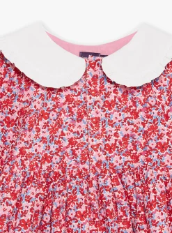 Sergent Major Robe & Combinaison-Robe rose, rouge et lilas &agrave; imprim&eacute; fleuri
