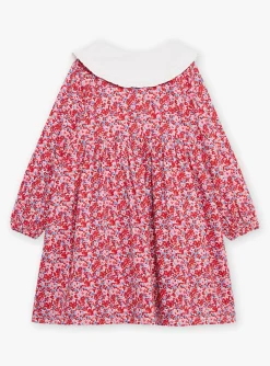 Sergent Major Robe & Combinaison-Robe rose, rouge et lilas &agrave; imprim&eacute; fleuri