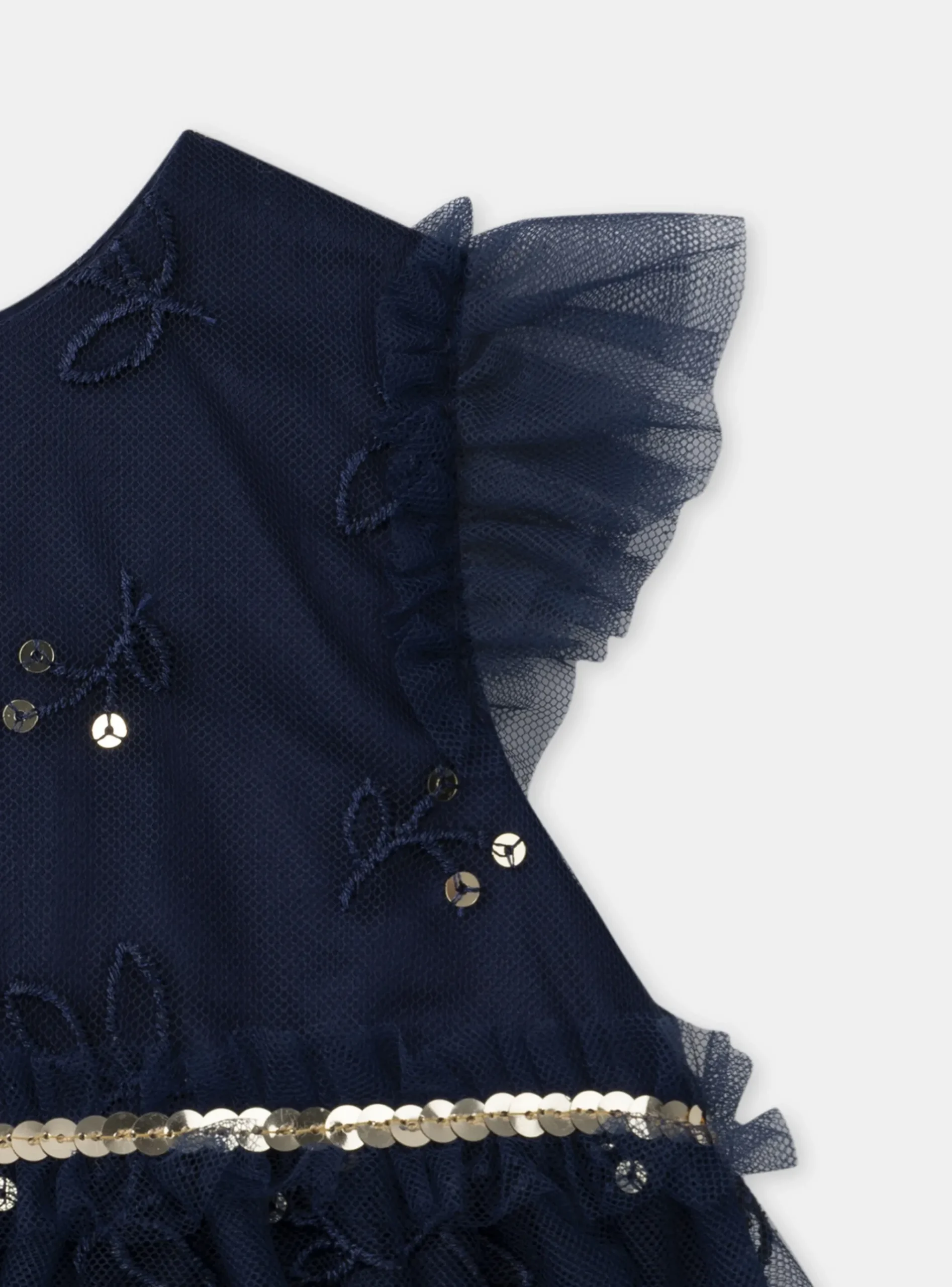 Sergent Major Robe-Robe sans manches tulle