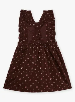 Sergent Major Robe & Combinaison-Robe tablier chocolat en velours