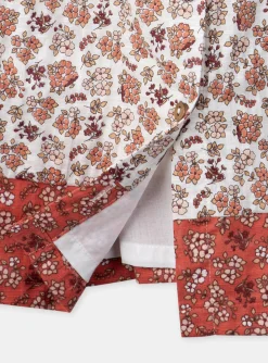 Sergent Major Robe-Robe terracotta patchwork