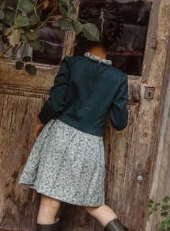 Sergent Major Robe & Combinaison-Robe vert &eacute;meraude &agrave; manches longues