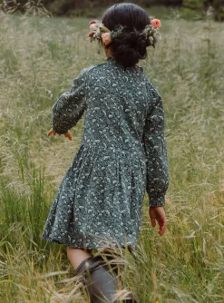 Sergent Major Robe & Combinaison-Robe vert &eacute;meraude &agrave; imprim&eacute; fleuri