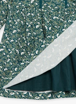 Sergent Major Robe & Combinaison-Robe vert &eacute;meraude &agrave; imprim&eacute; fleuri