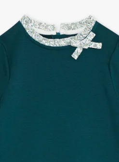 Sergent Major Robe & Combinaison-Robe vert &eacute;meraude &agrave; manches longues