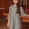 Sergent Major Robe & Combinaison-Robe  vichy &agrave; motifs fleurs