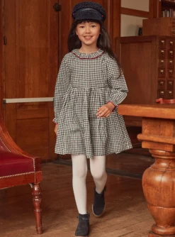 Sergent Major Robe & Combinaison-Robe  vichy &agrave; motifs fleurs